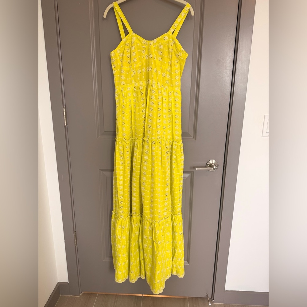 Yellow Floral Maxi Dress
